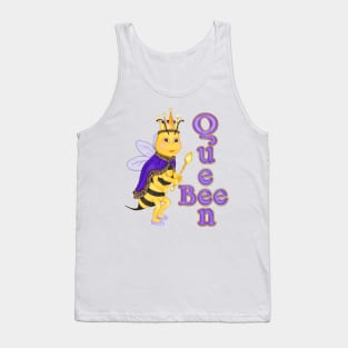 Funny Queen Bee Attitude Tank Top